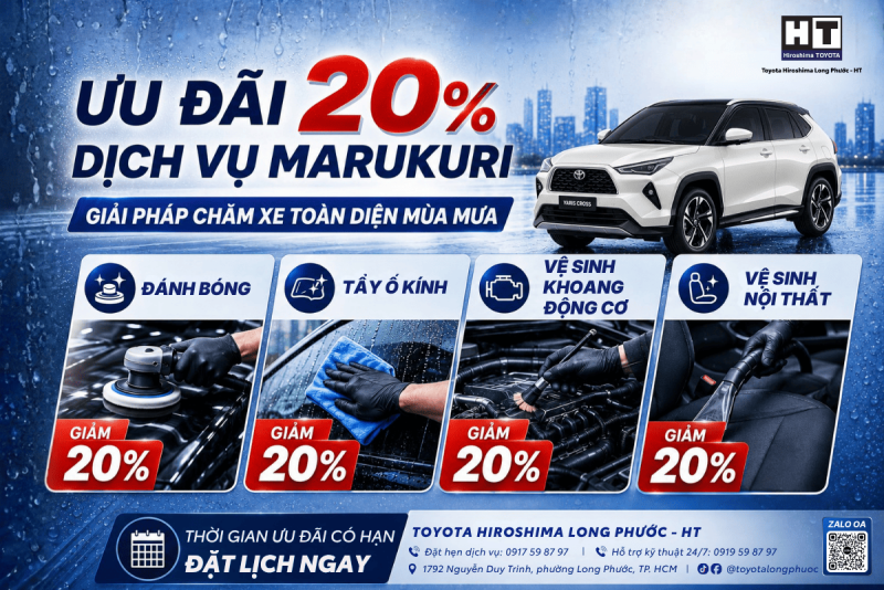 CHĂM XE MÙA MƯA, AN TÂM MỌI HÀNH TRÌNH