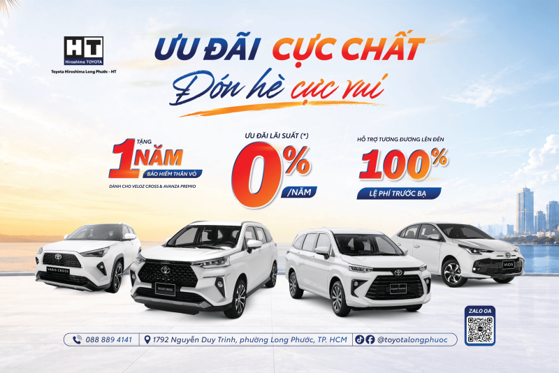 Chương trình khuyến mãi xe Toyota tháng 6